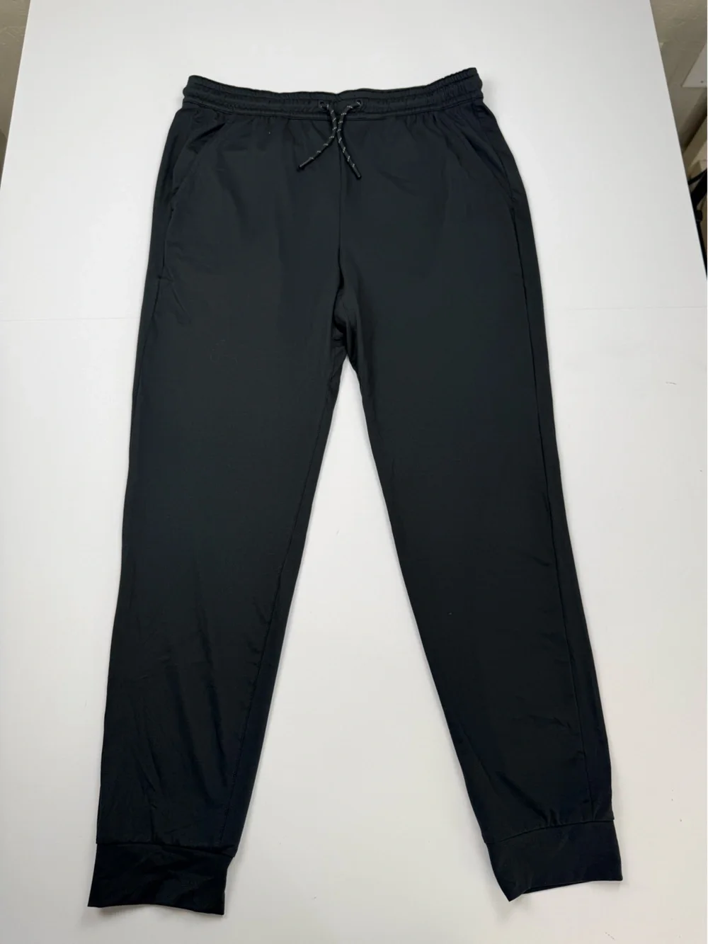 90 Degree 01.Algo Men’s Black Performance Joggers Medium Athleisure Pants